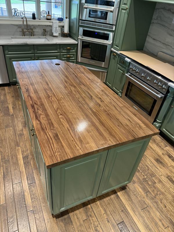 New custom made Walnut Butcher block countertop