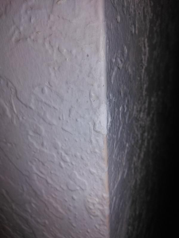 Wall corner paint chip (after)