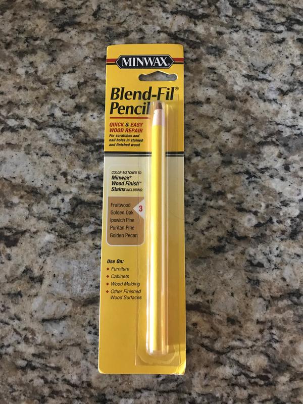 Easily Repair Wood Scratches with Minwax Blend-Fil Pencil