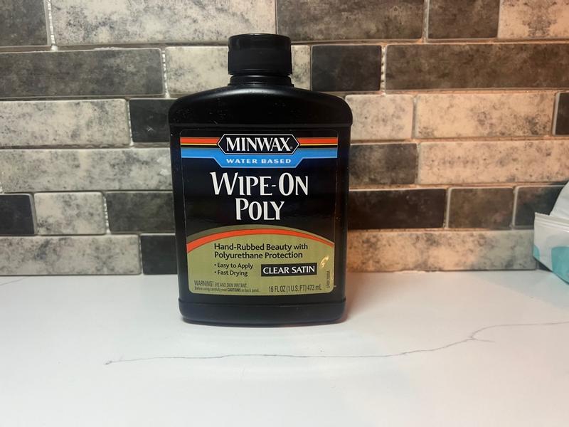 Minwax Satin Water Based Wipe-On Interior Polycrylic, 1 Pt. - Gillman Home  Center