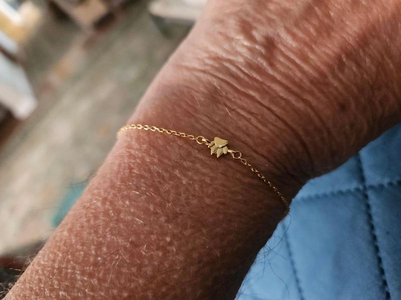 Customer photo for "Paw bracelet review"