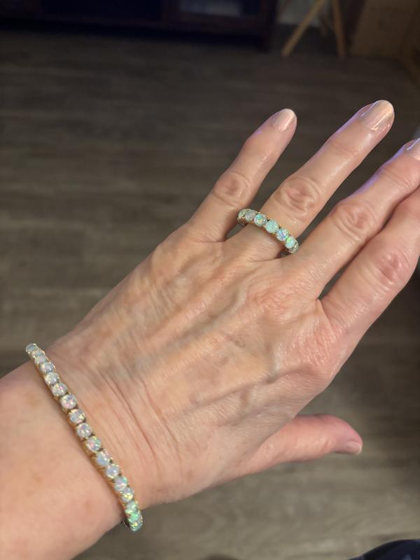 Customer photo for "Opal ring"