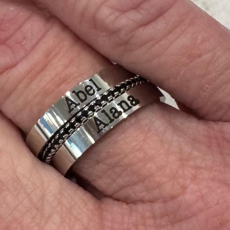Customer photo for "The perfect stackable ring!"