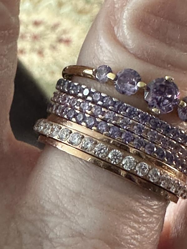 Customer photo for "Birthstone Eternity Ring"