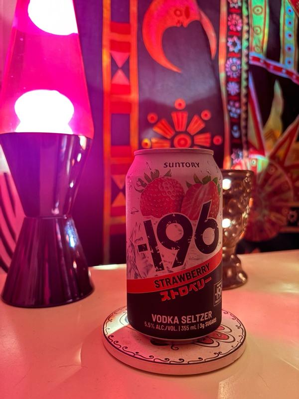 196 Vodka Seltzer Strawberry Ready to Drink | Minus196