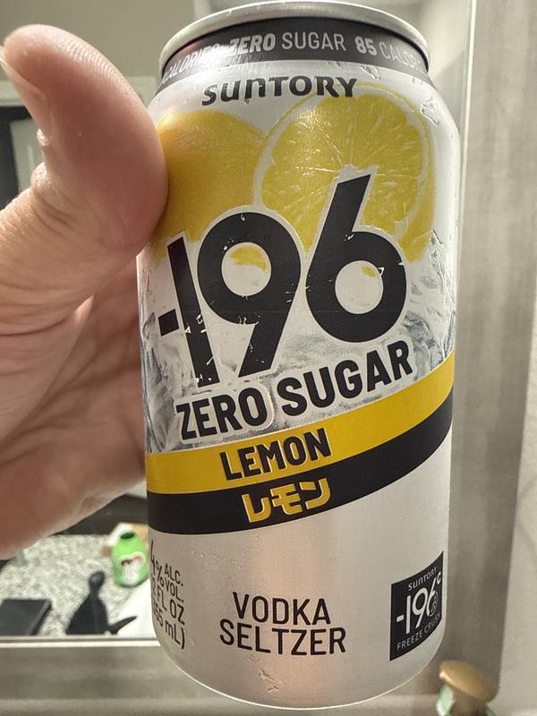 196 Vodka Seltzer Lemon Zero Sugar | Minus 196