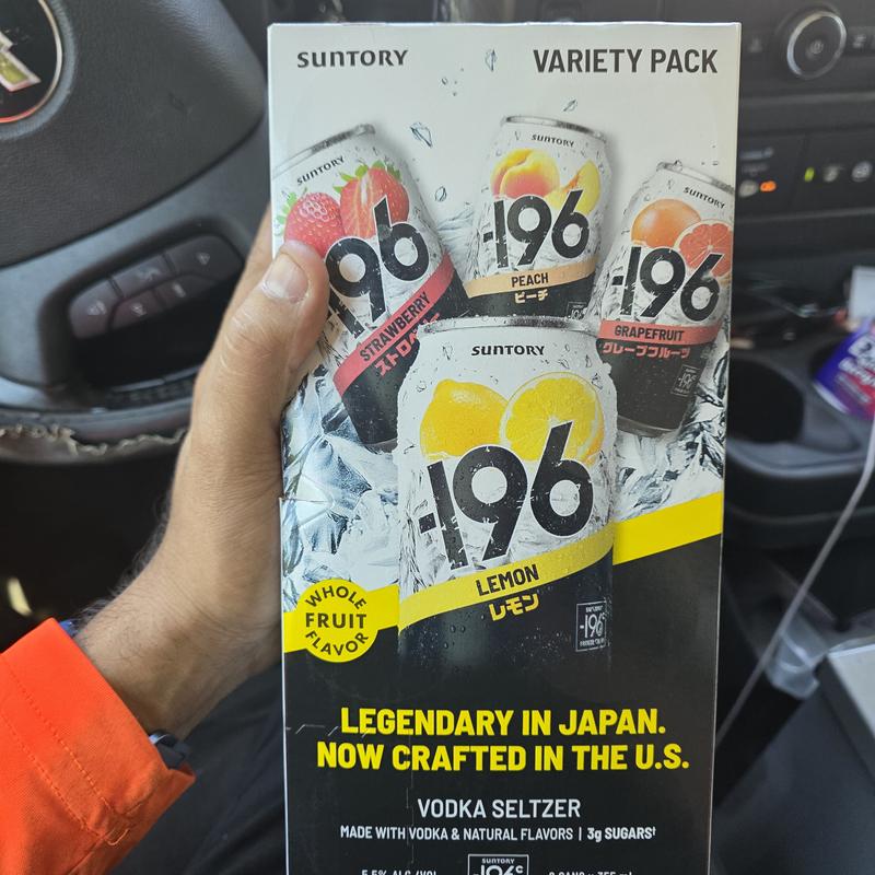 196 Vodka Seltzer Variety Pack | Minus196