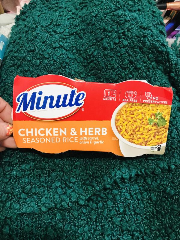 Minute Ready to Serve Chicken Flavor Rice Mix (Pack of 18