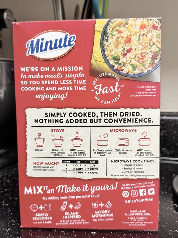 Light Fluffy Instant White Rice Minute® Rice
