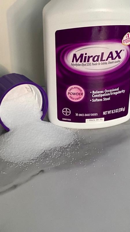 2-Pack MiraLAX Laxative Powder 26.9 Oz Each – 45-Day Supply Value Size (Exp 05/26)