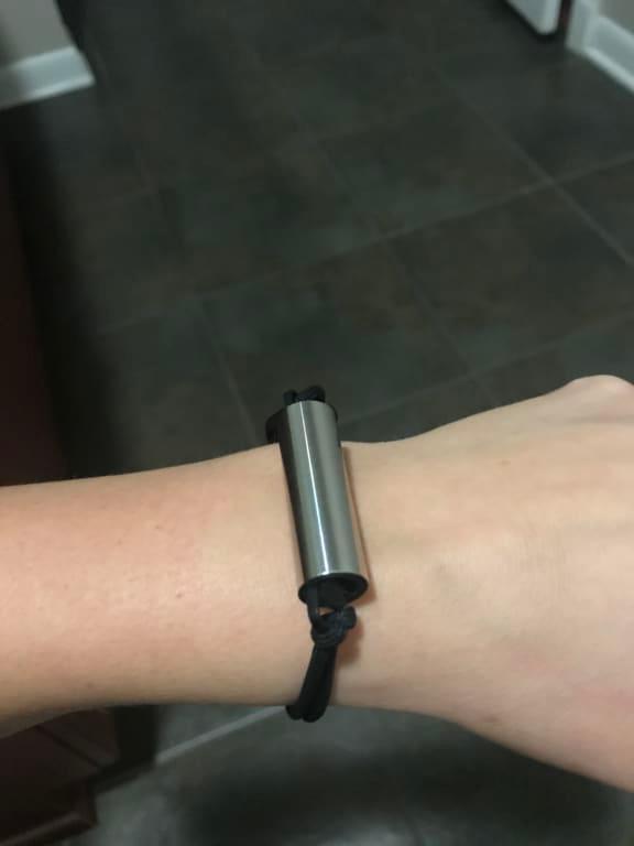 Misfit Ray with black cord as band