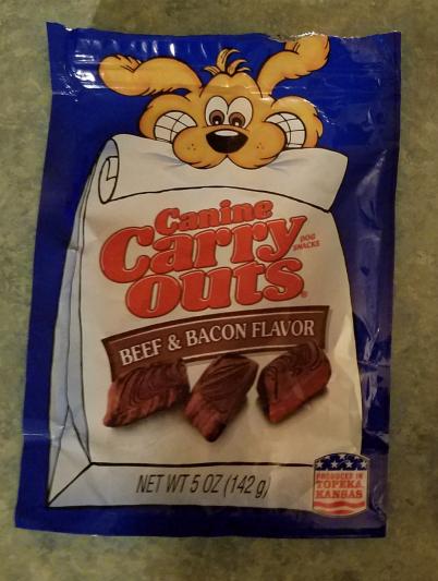 Canine carry outs bacon hotsell flavor recall