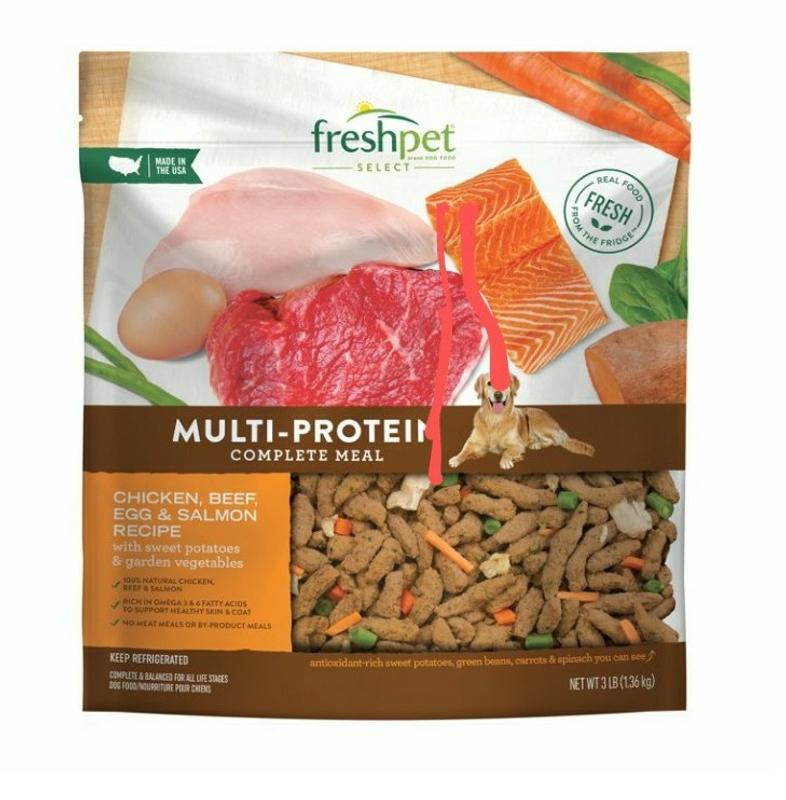 FRESHPET Vital Chicken, Beef, Salmon & Egg Recipe GrainFree Fresh Dog
