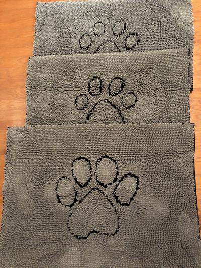 Doormat Dog Gone Smart Color: Grey, Size: Medium ( 2 H x 20 W x 31 L)