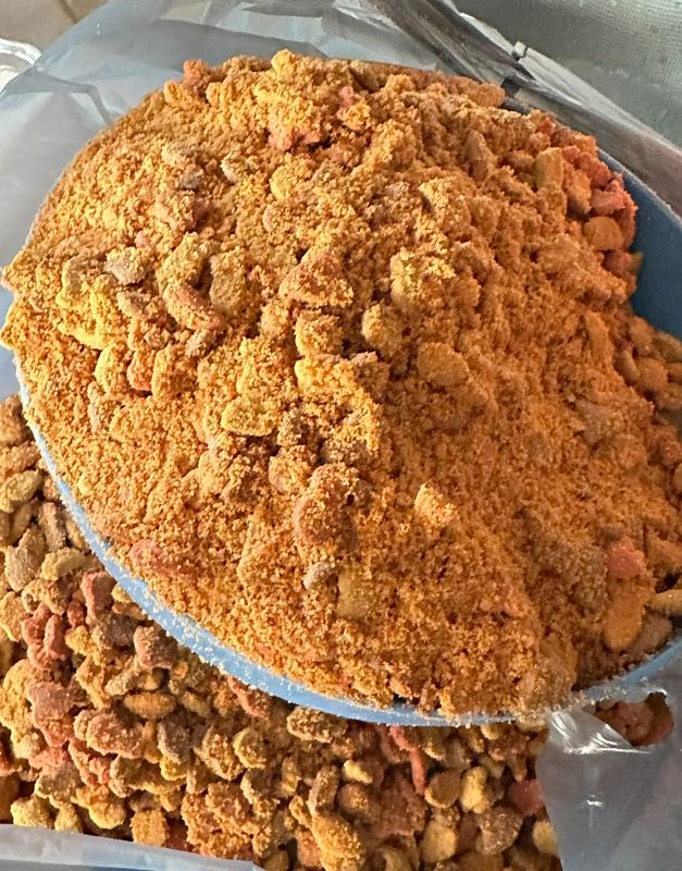 bowls out of the bag and each bowl was loaded with these crumbs