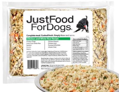 Just food for dogs puppy sales