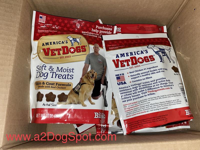 BIL JAC America s VetDogs Skin Coat Dog Treats 10 oz bag