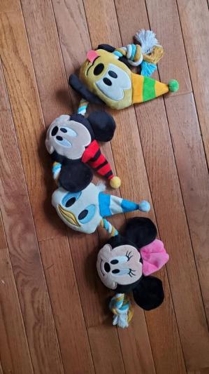 Best Friends by Sheri Disney Mickey Mouse Squeaky Plush Dog Toy
