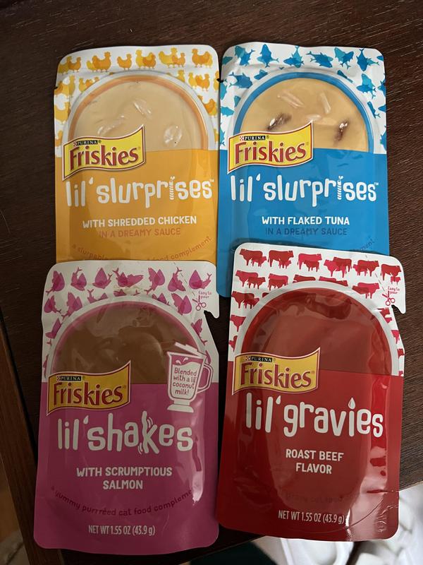 Out of Stock FRISKIES Lil Complements Wet Cat Food Topper, 5.5oz box, case of 4