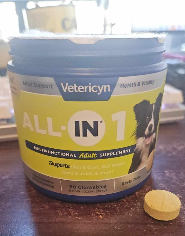 Container and one of the supplements