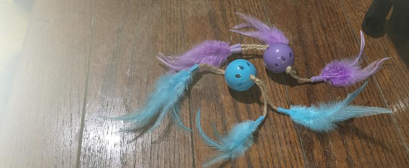 Frisco Paw & Play Feather Ball Cat Toy