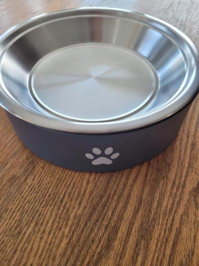 PETnSport Pet Bowl Dog Bowl for Small Dogs and Cats Double Bowl Pet Fe