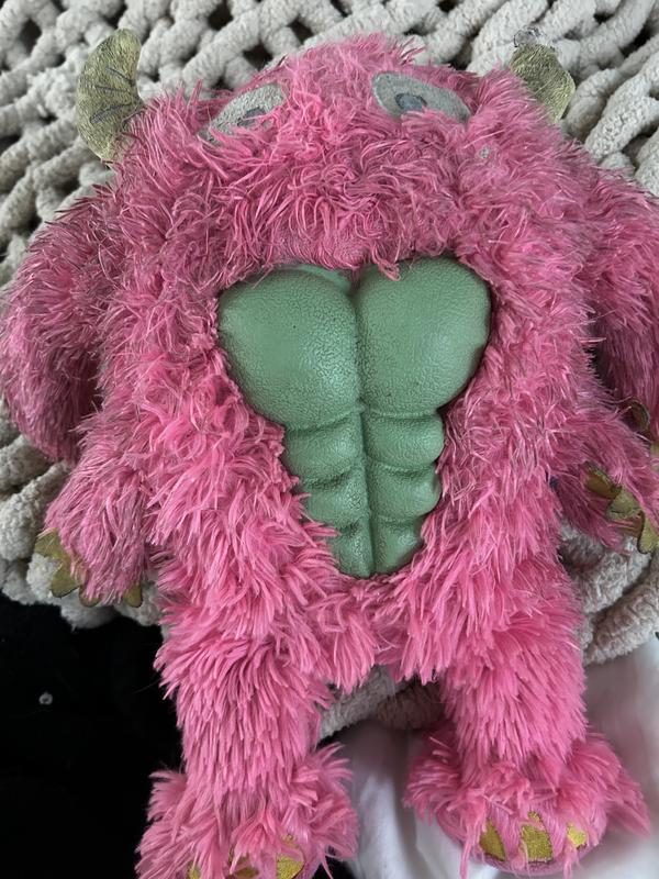 FRISCO Halloween Zany Monster Muscle Plush Squeaky Dog Toy, Medium