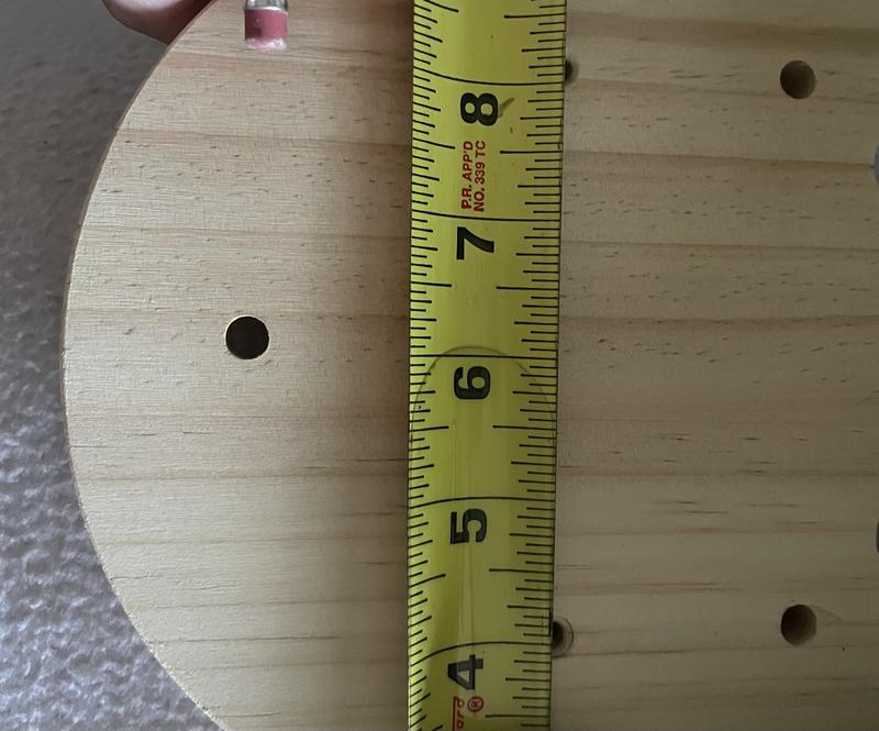 The holes on the mounting piece it’s self are not 4” apart