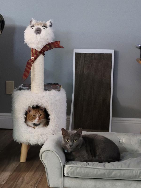 FRISCO Animal Series Cat Condo, Llama