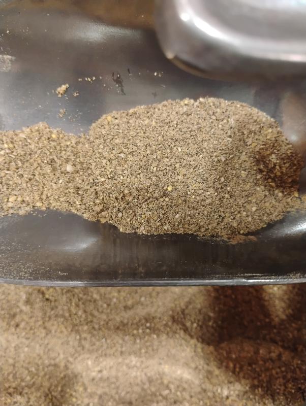 Dust too small for chickens to pick up with their beaks