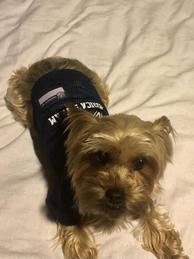 Me in my Cowboys jersey!