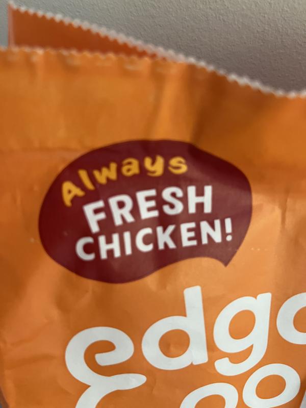 Fresh chicken, not meat meal.