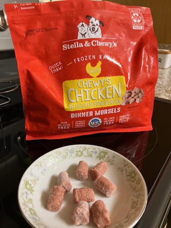 Thawing of the dinner morsels