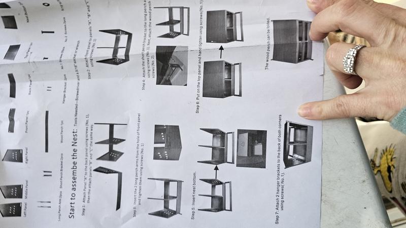 Instructions were blurry