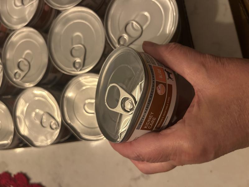 I don’t eat dented cans. I don’t think my dog should.