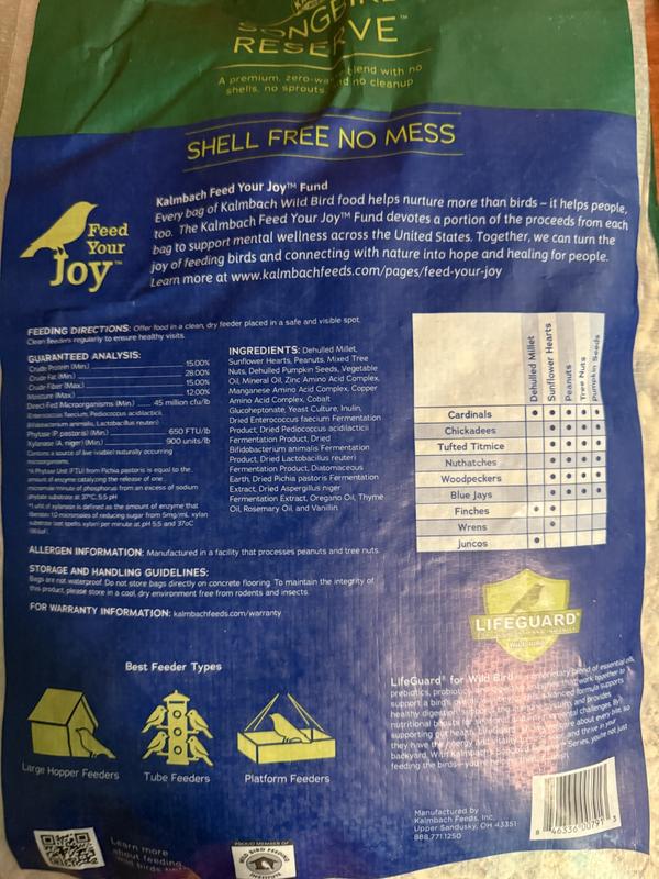 Back of bag