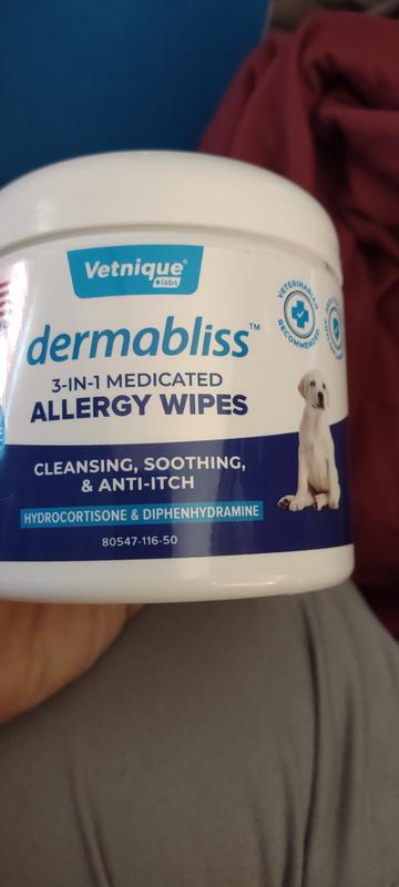 Anti allergy wipes for dogs best sale