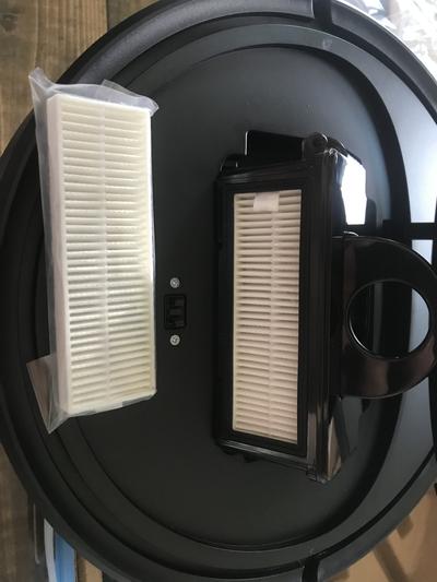 Hepa style filter and spare