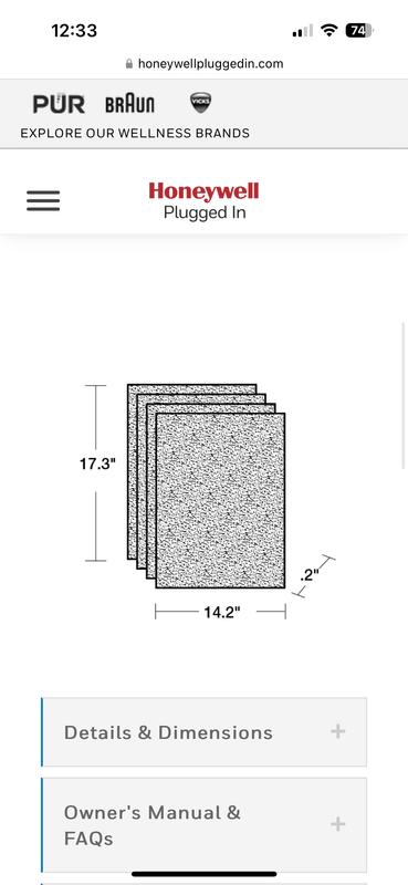 Normal pre filter sheets