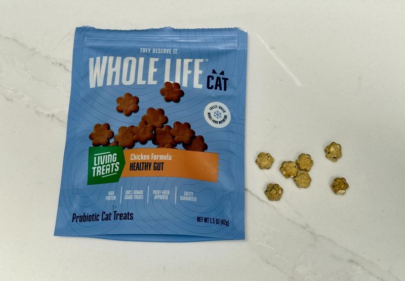 thumbnail interactive-video image 1 of Whole Life Cat Digestive Supplement - Freeze Dried Probiotics With Pumpkin For Sensitive Stomach 1 of 5