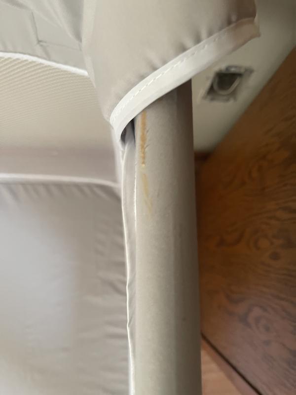 Some kind of dirt on fabric