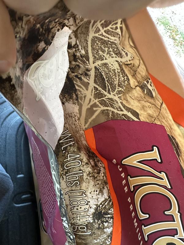 Tear in bag