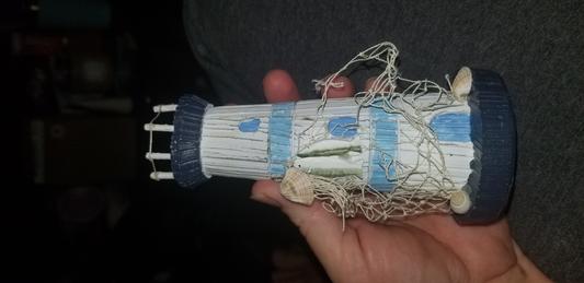 Top of lighthouse broken