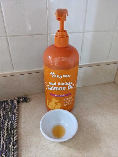 Zesty paws salmon deals oil