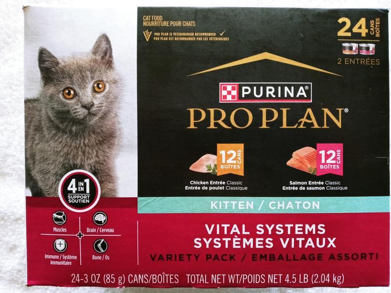 PURINA PRO PLAN Vital Systems Chicken & Salmon Entrée Variety Pack 4-in ...