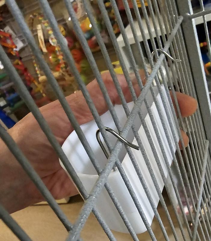 Hooks too short to support weight of even small birds