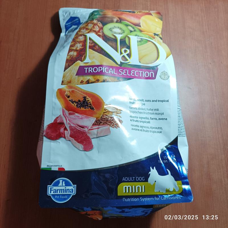 Farmina N&D Tropical Selection Lamb Adult Mini Dry Dog Food