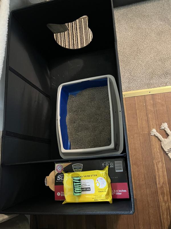 Tote cat outlet litter box