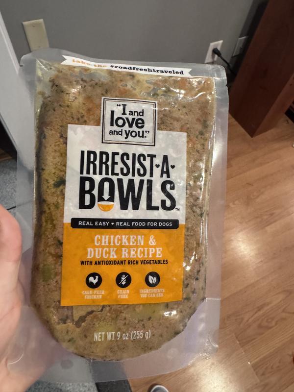 Image of the food in its packaging