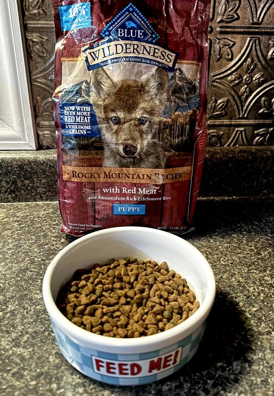 Blue wilderness puppy food red outlet meat